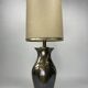 Hollywood Regency art nouveau revival brass table lamp, Dutch 1970s