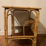 Vintage rattan desk