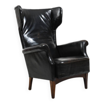 Fritz Hansen Denmark Model 8023 Lounge Chair 1950s