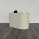 White and Black Magazine Rack by Rodolfo Bonetto for Bilumen, 1960s