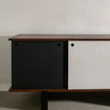 French Mid Century Wooden "Bloc" Sideboard by Charlotte Perriand, 1950s