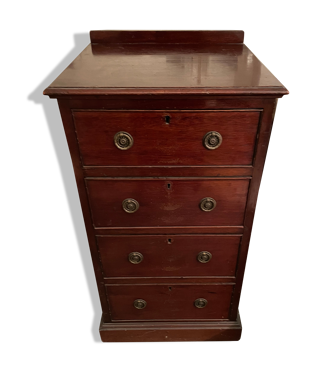 Commode à quatre tiroirs style acajou