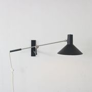 1960s Model “7105” wall lamp by J.J.M. Hoogervorst for Anvia, Netherlands
