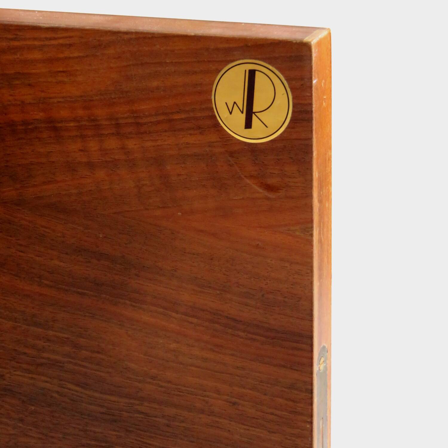 Vintage Mid-Century Modern Walnut Executive Desk by Wilhelm Renz