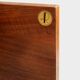 Vintage Mid-Century Modern Walnut Executive Desk by Wilhelm Renz