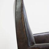 Set of 4 very beautiful sheepskin design dining chairs