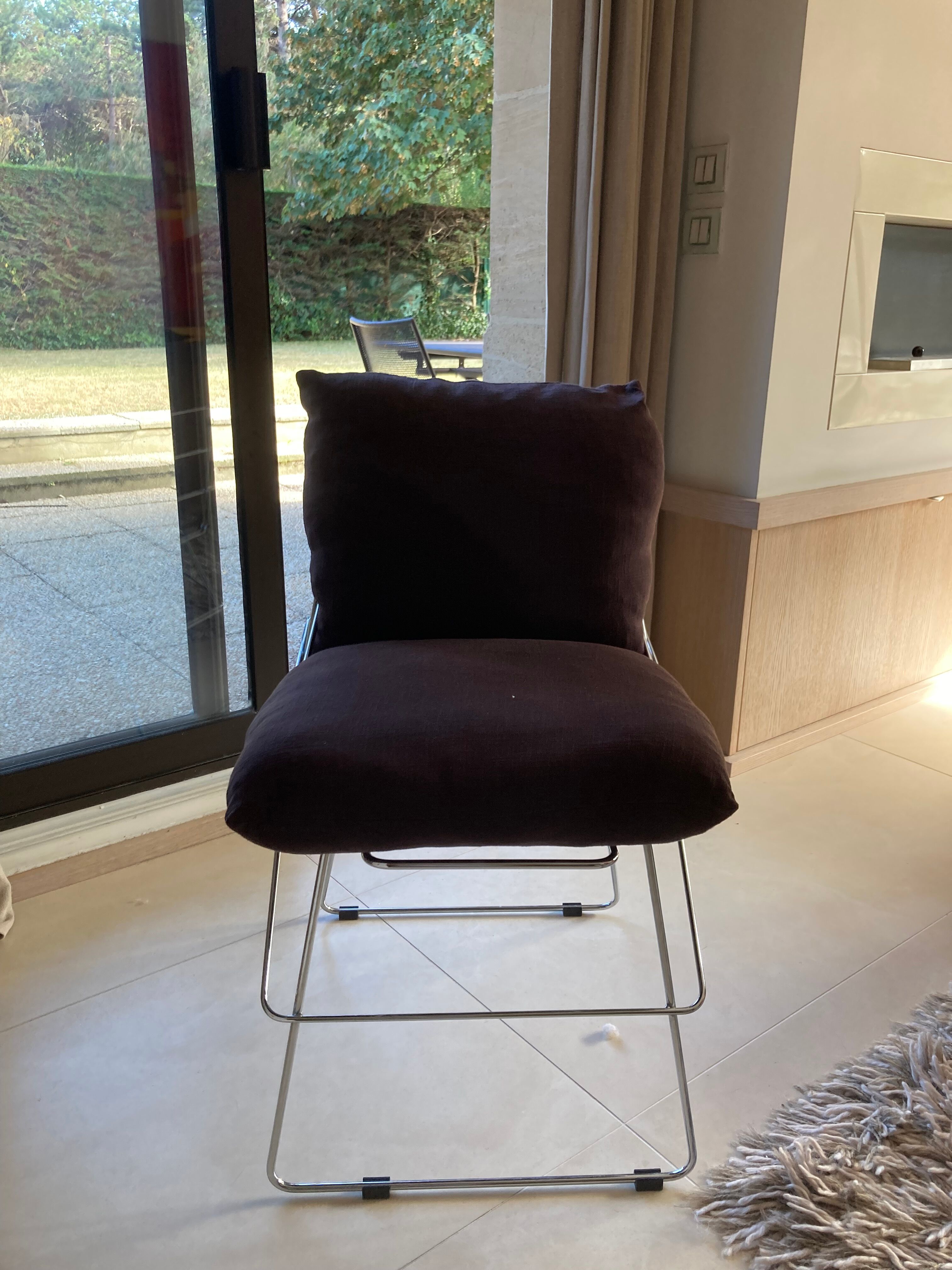 Dining chair model "sof sof" by Enzo Mari, Driade edition