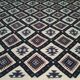 Tunisian hand-woven rug, pure wool, 295/202