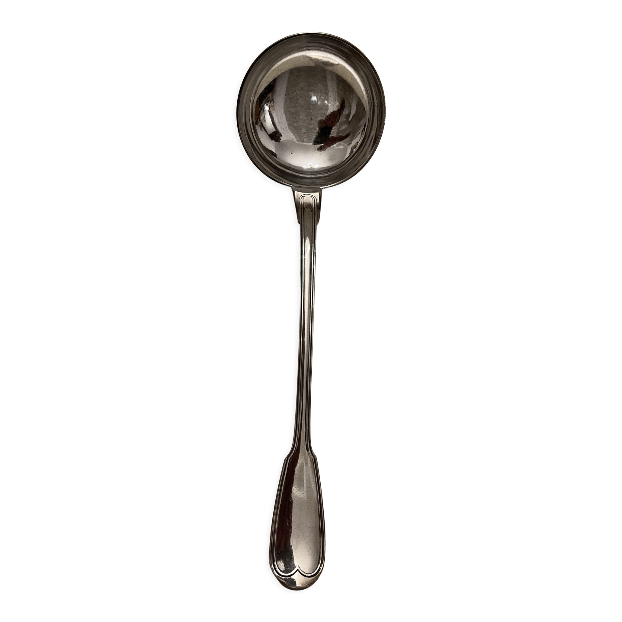 Silver metal ladle