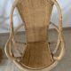 4 swivel basket chairs in bamboo and rattan