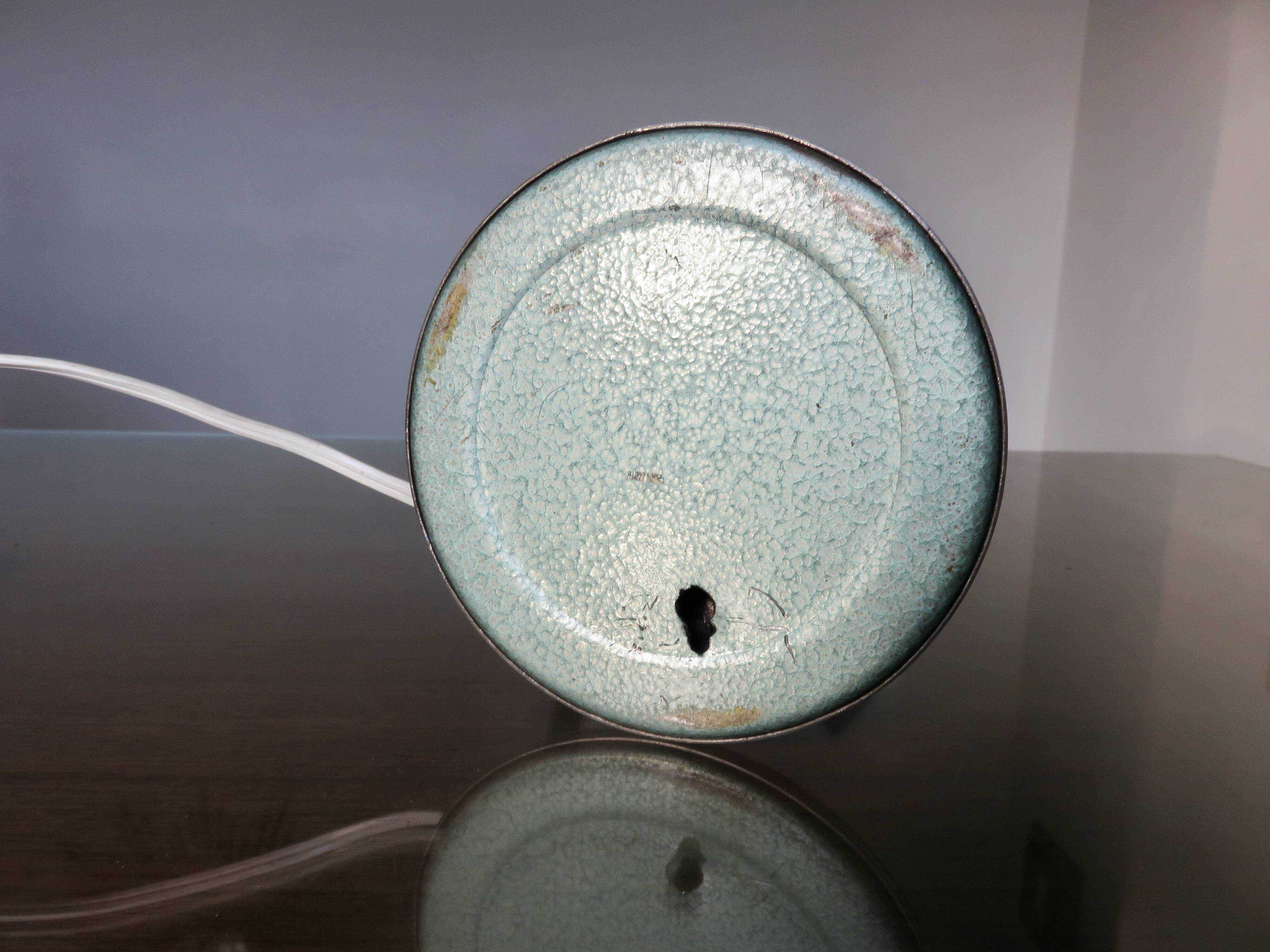 Lampe aluminor en métal chromé, années 60 70