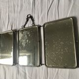 Mirror triptych barber