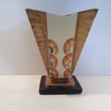 Hand painted art deco vase by Myott and son