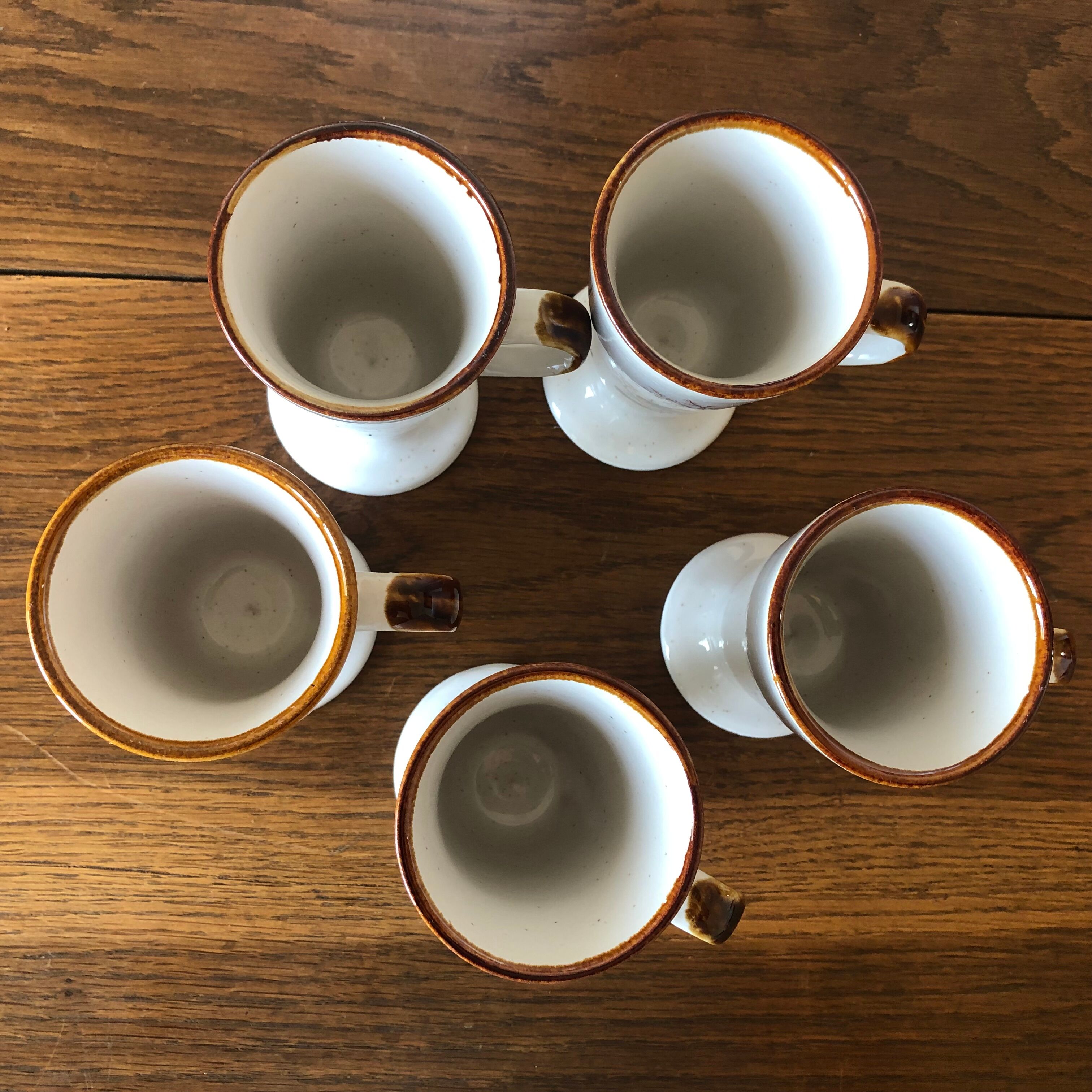 Service mazagrans mismatched sandstone