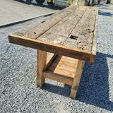 Wooden cabinetmaker's workbench