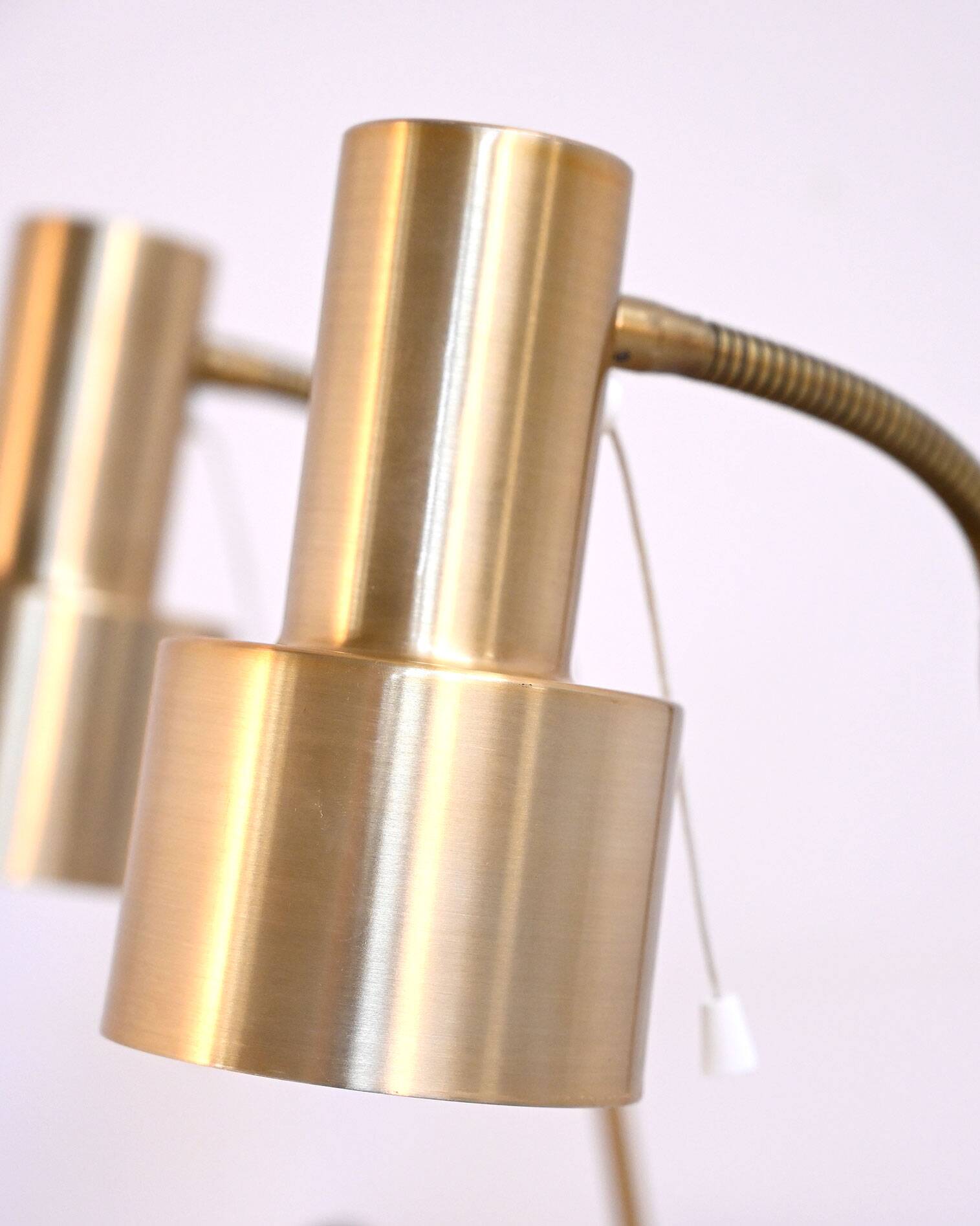 Paire de lampes de chevet par Nybro Armaturfabrik AB, années 1950.
