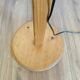 Lampadaire vintage articulé en pin – travail scandinave