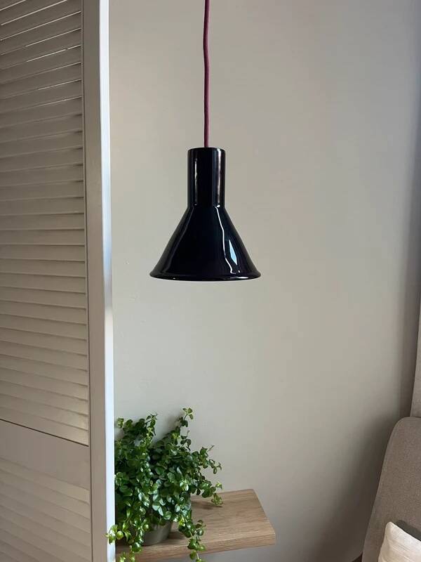 Vintage Holmegaard P&T lamp - Michael Bang - Danish design lamp