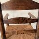 Vintage straw children's chair