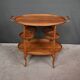 Walnut Salon Dessert Table - Early 20th Century