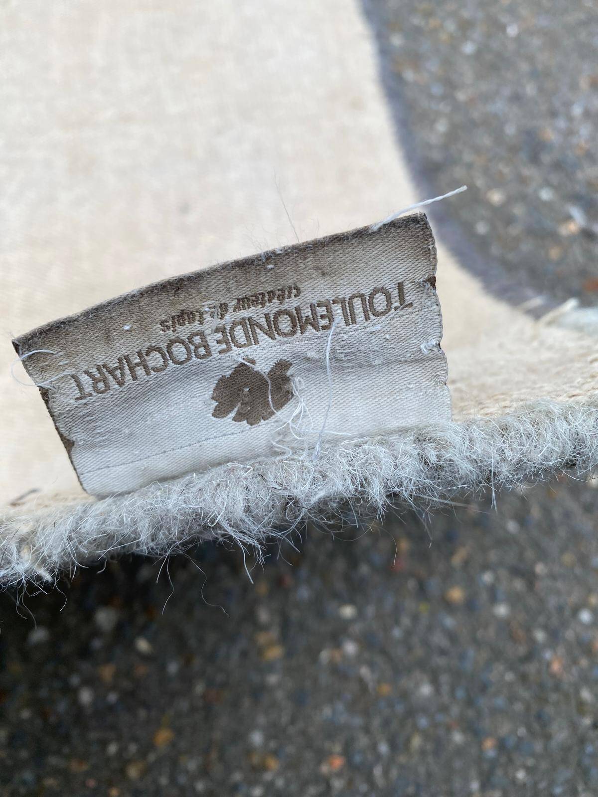 Toulemonde Bochart handmade gray wool rug 200x300