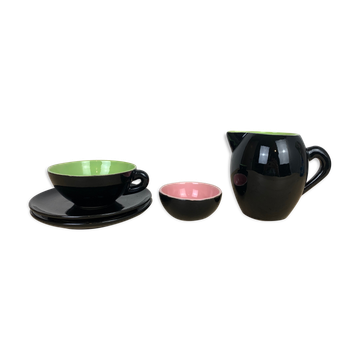 Keramos Sèvres ceramic tea set, teapot