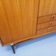 Vintage Scandinavian teak wardrobe from the 1960s.