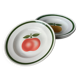 Vintage Moulin des loups Orchies apple plates - grand feu decor - 4 pieces