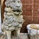 Fountain statue Lion stone reconstituted