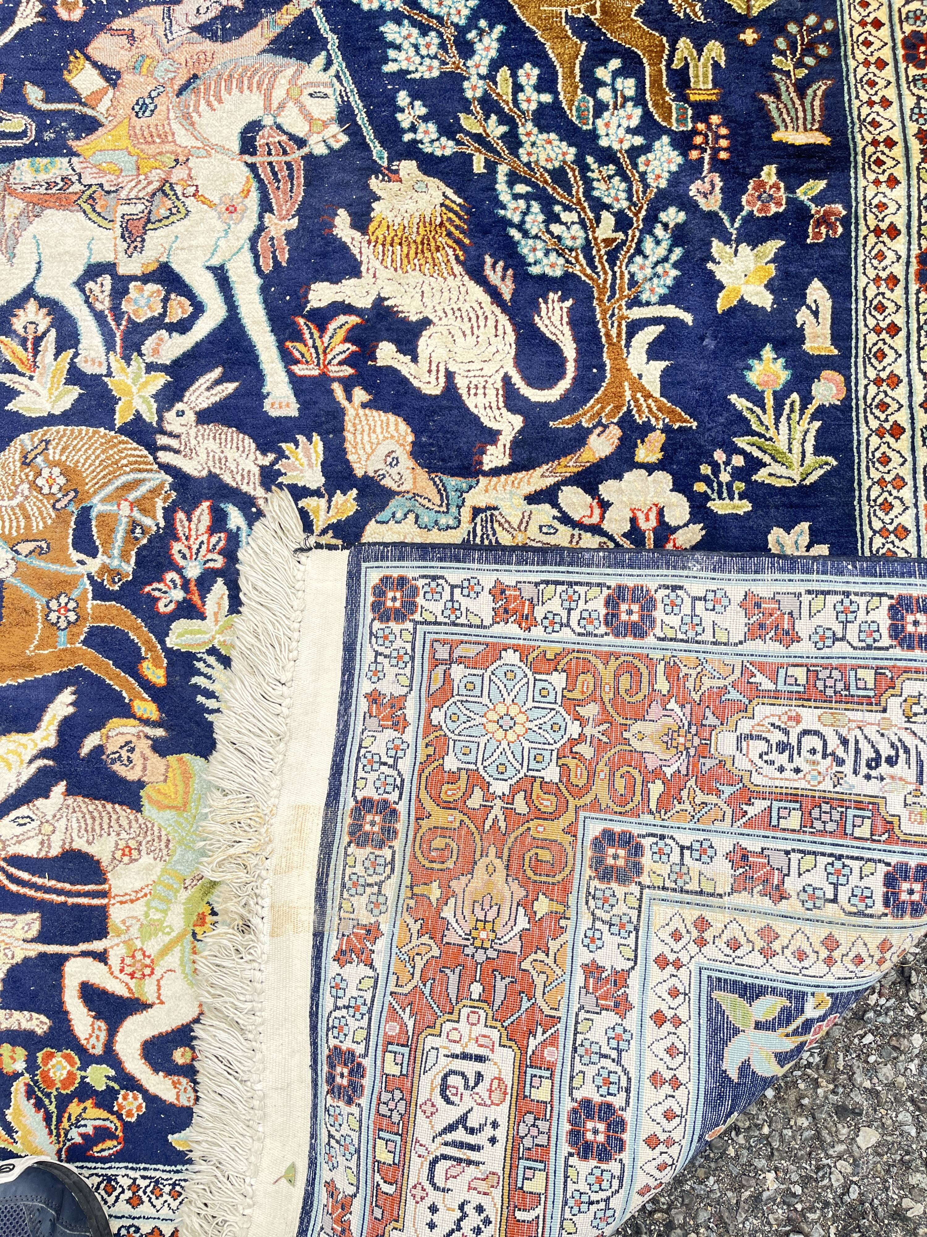 Kashmir Silk Oriental Rug India - Size: 2.20 X 1.50 Metres "Galerie Sardje"