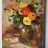 Oil painting on canvas still life