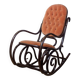 Bentwood pink capitonnée upholstered rocking chair for gasisa, spain, 1960's