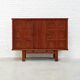 Brutalist Bar Cabinet in Oak, Belgium, 1970s