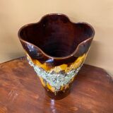 Vintage ceramic vase ROC, FAT LAVA