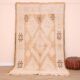 Yellow Vintage Moroccan Rug 159 x 282, Berber Wool Rug, Handmade Boho Rug