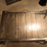 Industrial factory pallet coffee table