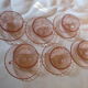 6 cups and saucers Rosaline Arcoroc France