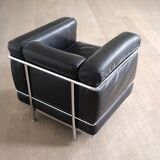 Cassina LC2 vintage lounge chair by Charlotte Perriand and Le Corbusier