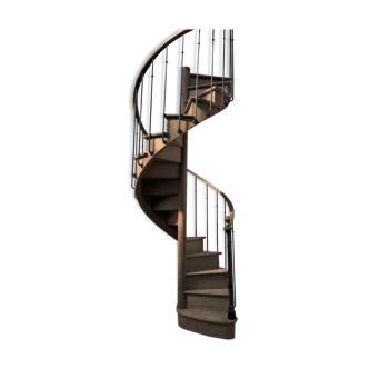 1900 old oak spiral staircase