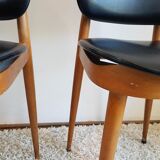 Pair of Baumann chairs model Pegasus circa 1960