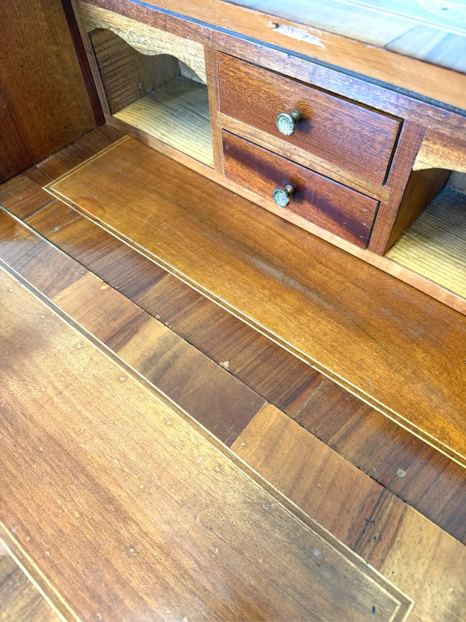 Venetian wood bureau/secretaire made in Italy in th