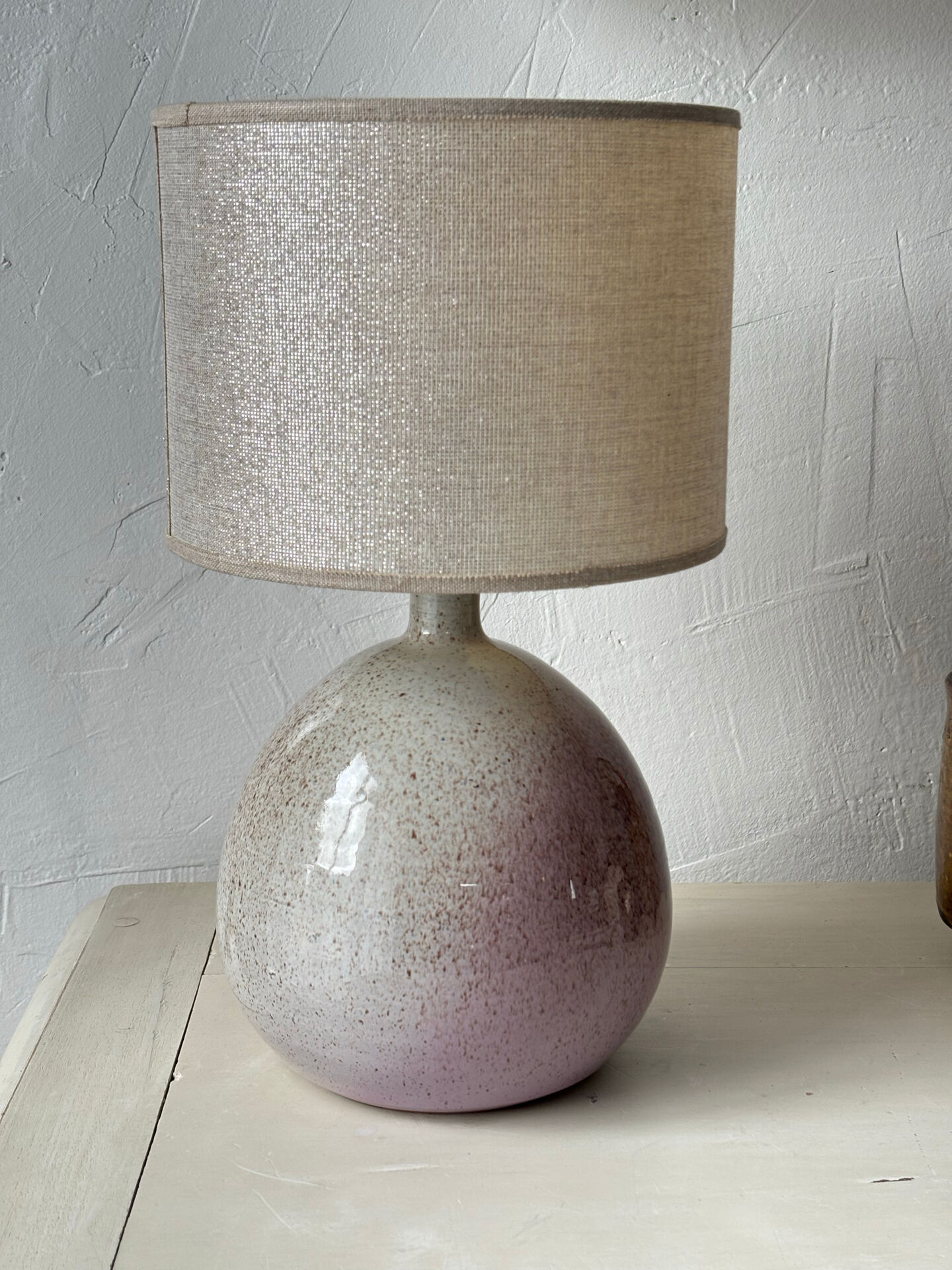 Lamp signed Les Cyclades Anduze - Roland Zobel