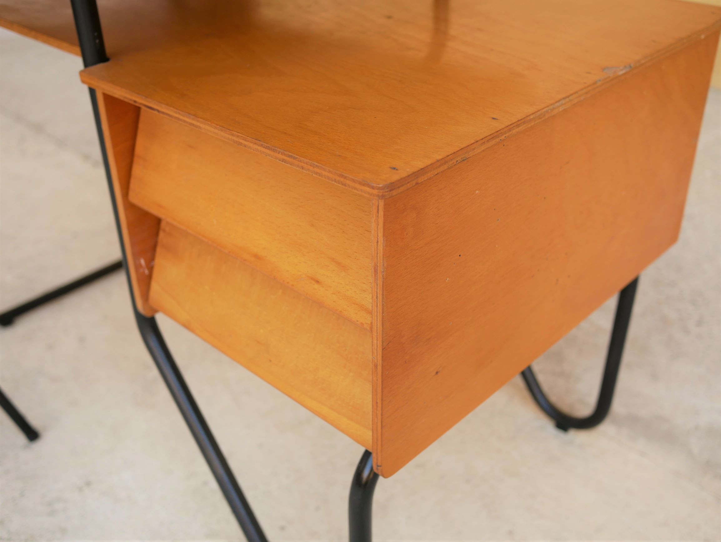 Bureau et chaise enfant vintage