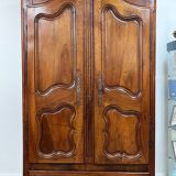 Large Louis XV walnut wardrobe, 19th century