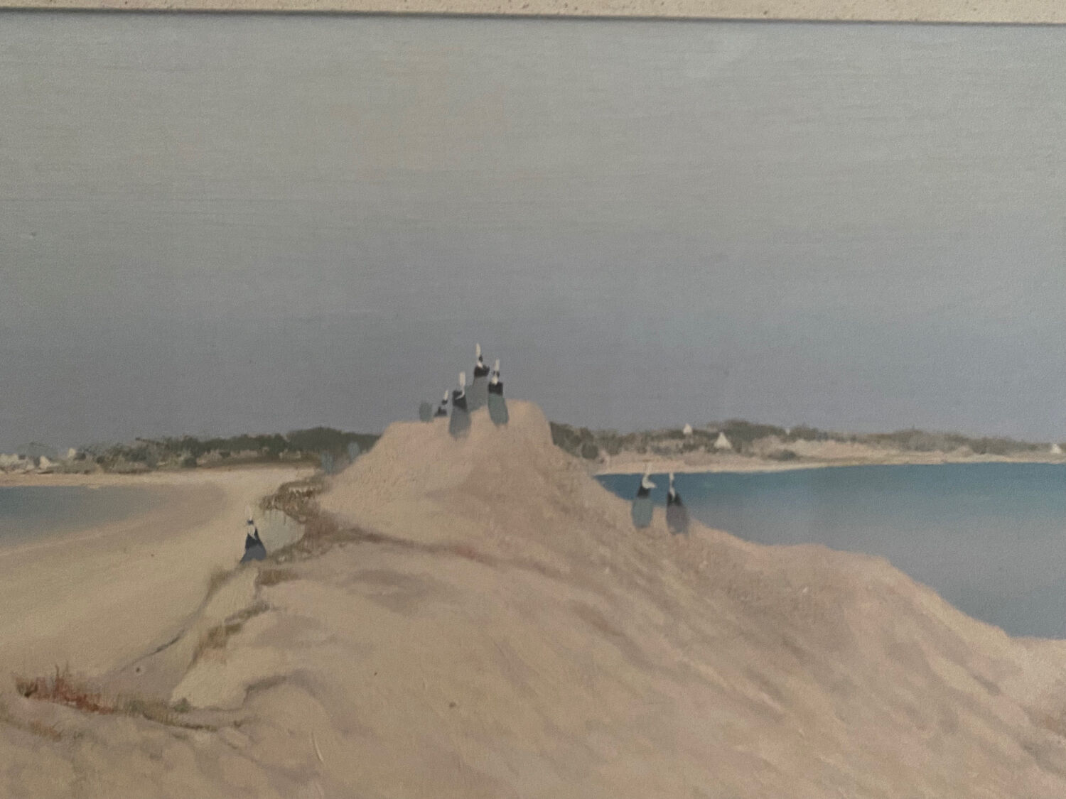 Oil on canvas Breton beach