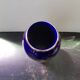 Old Ceramic Vase Enamelled Blue Asian Décor Vintage