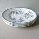 Set de 4 assiettes plates Saint Amand Hamage, modèle Caïffa