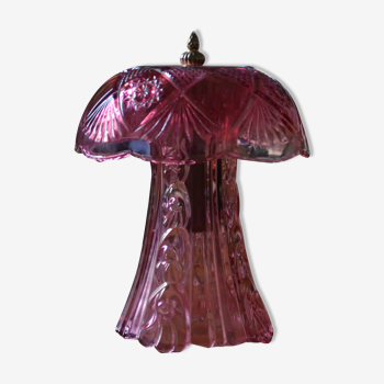 Mushroom lamp in rosaline