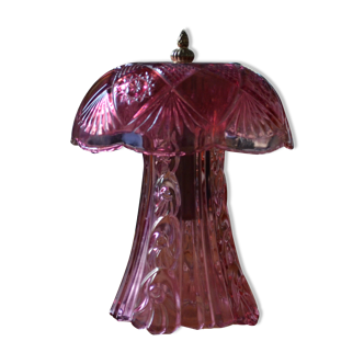 Mushroom lamp in rosaline