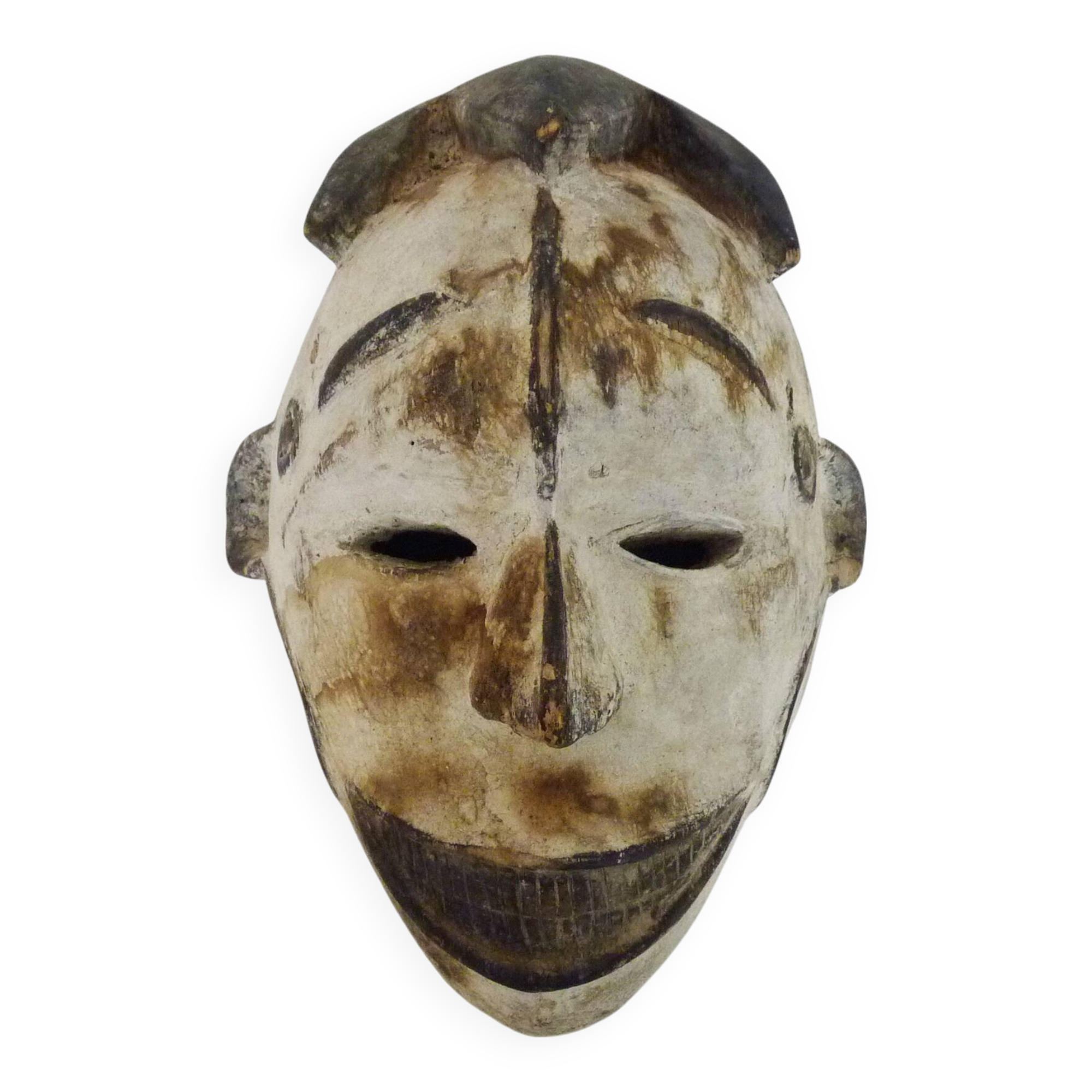 Okua Idoma Face Mask Nigeria. Tribal Art. African Art. 1970s